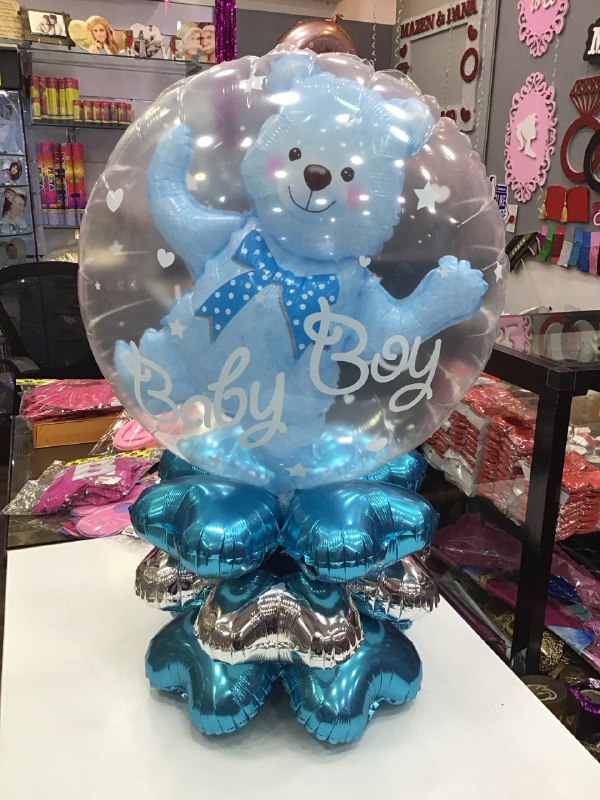 Baby Boy Foil Arrangement 04