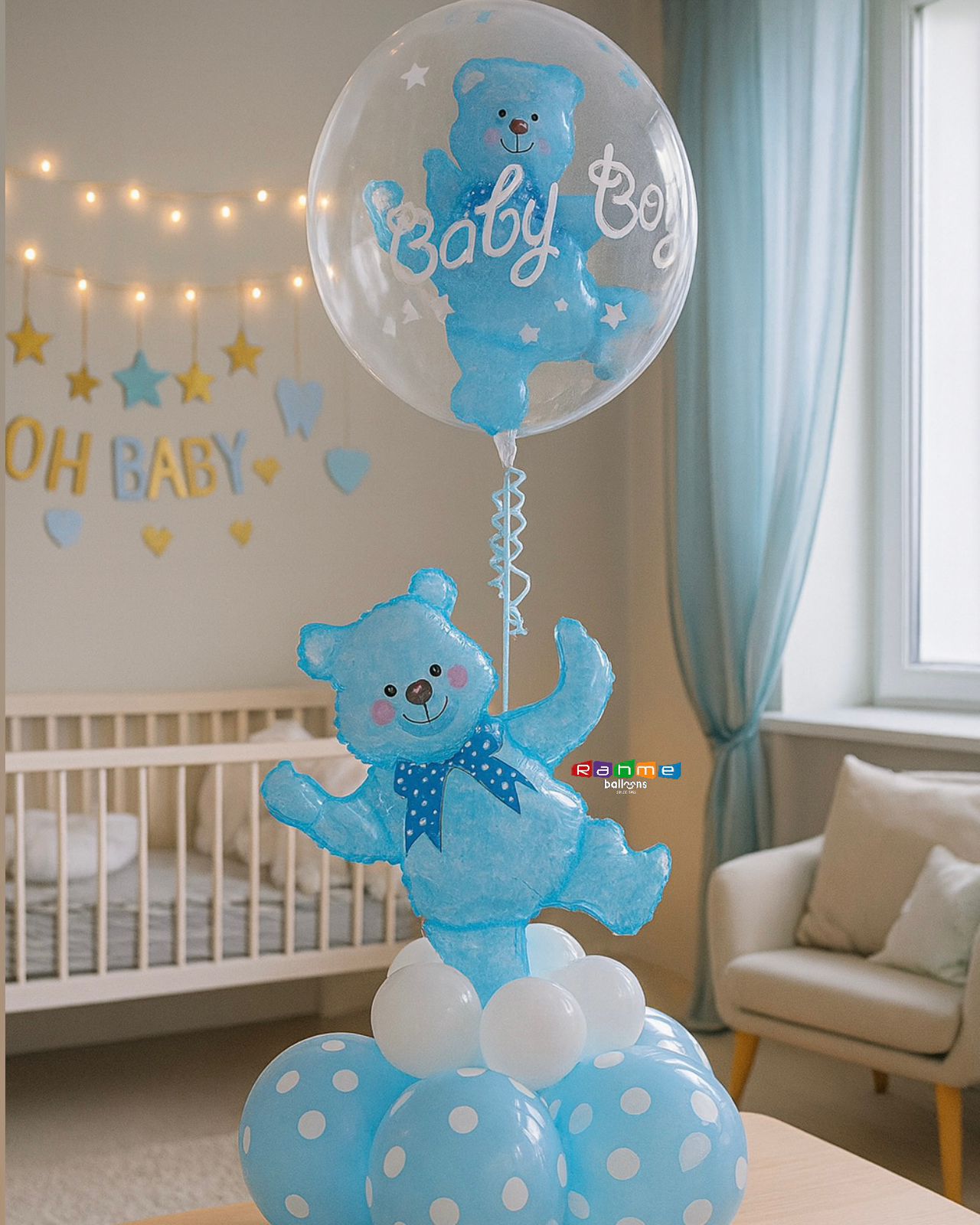 Baby Boy Arrangement 12/B31