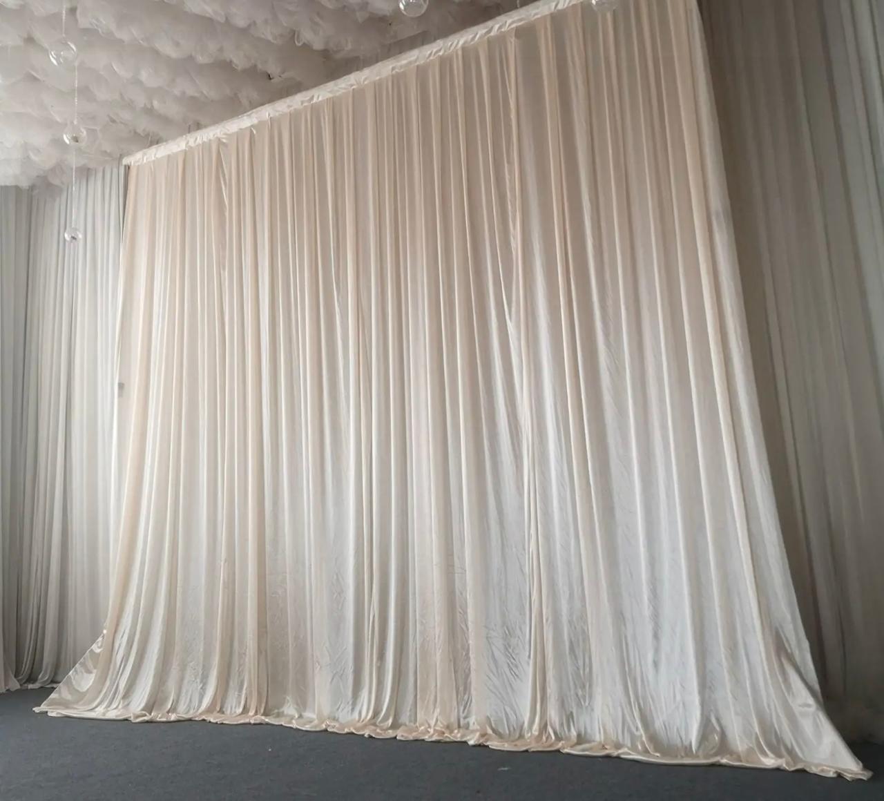 A19 - White Curtain Cloth 4m x 4m (8) Order