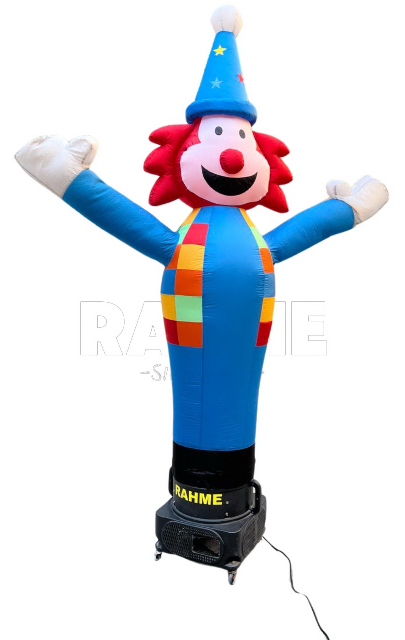 Opening Air Dancer Clown Blue