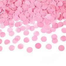 Pink Round Confetti -