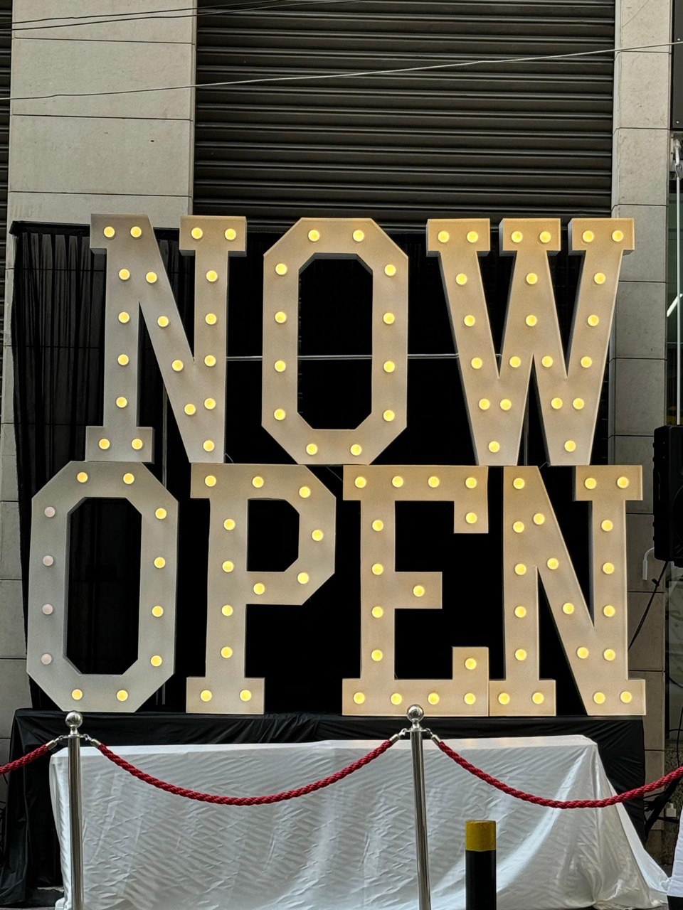 Now Open - Light Up