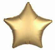 Matt Gold Star Balloon-18"-24