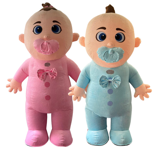 Gender Reveal Big Girl and Boy Costume