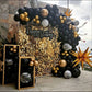Gold Sequins Backdrop-N256G