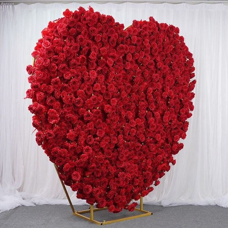 Red Heart Flowers
