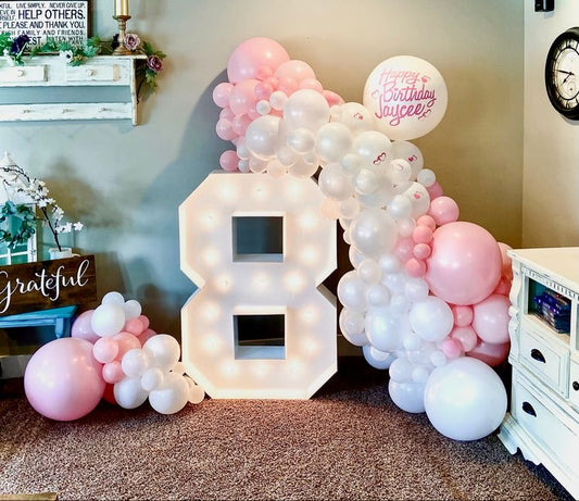 Number 8 Light Up - N255-1-8