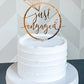 Just engaged Topper Cake-ED45