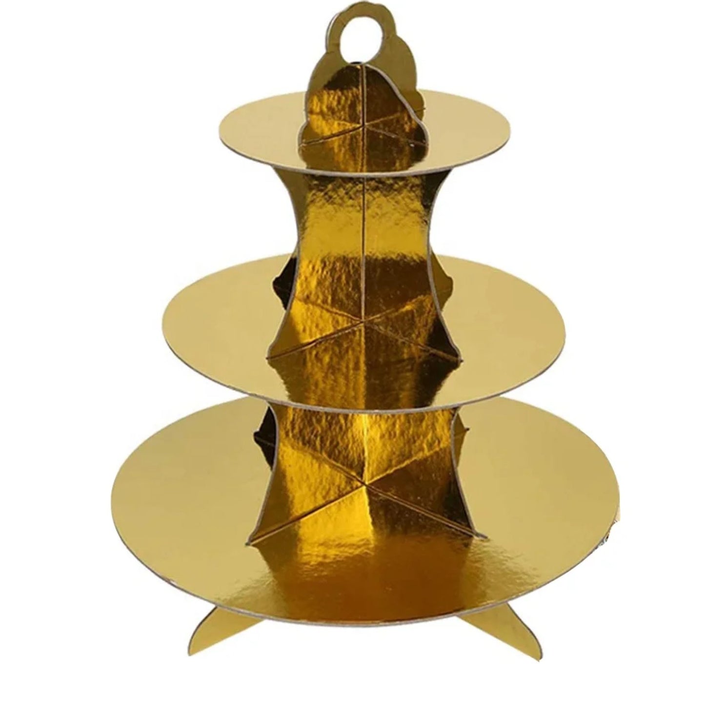 Cupcake Carton  Stand- Gold