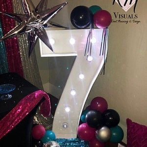 Number 7 Light Up - N255-1-7