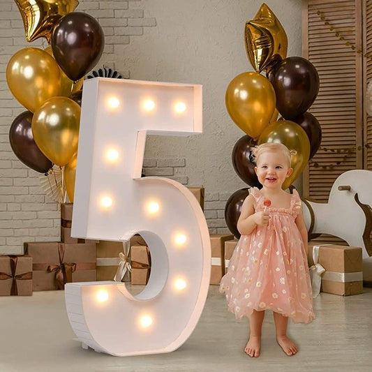 Number 5 Light Up - N255-1-5