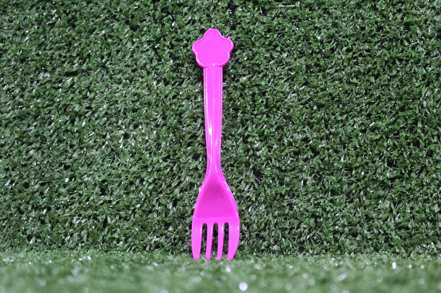 Fork Plastic Fushcia