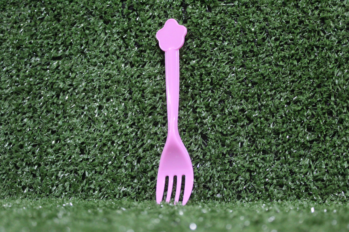 Fork Plastic Pink