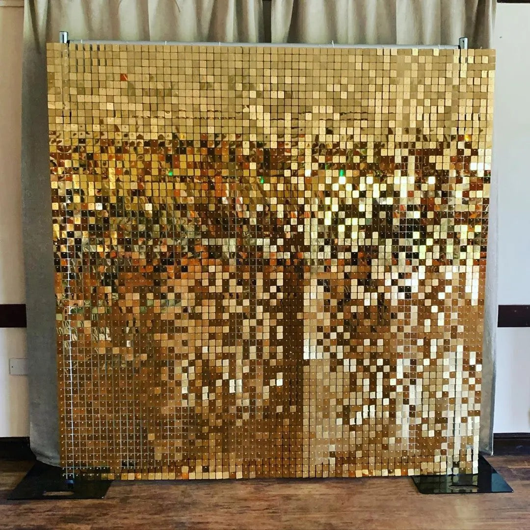Gold Sequins Backdrop-N256G