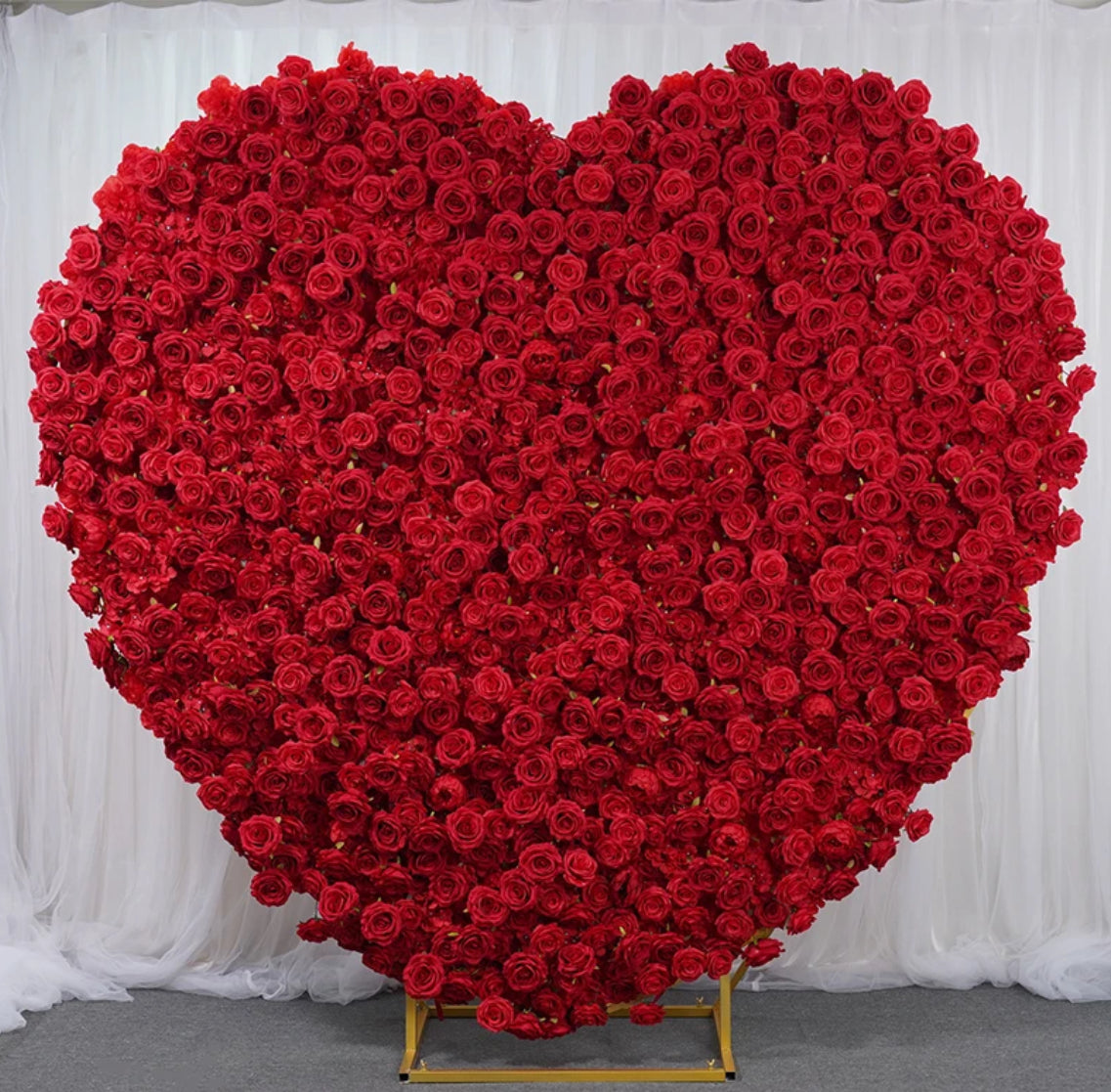 Red Heart Flowers