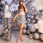 Silver Sequins Backdrop-N256S