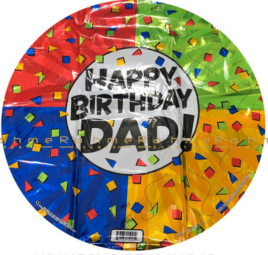 Happy birthday dad 18”Balloon  -32