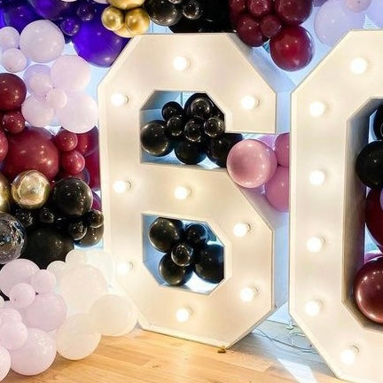 Number 6 Light Up - N255-1-6