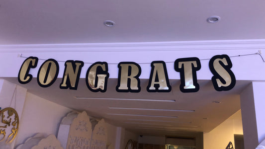 Giant Banner Congrats