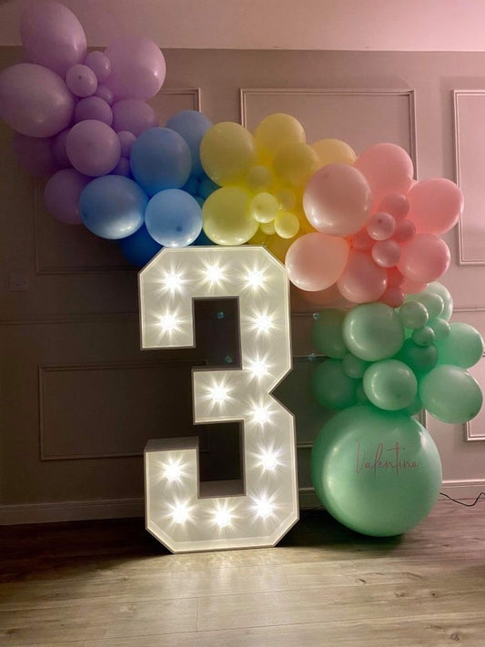 Number 3 Light Up - N255-1-3