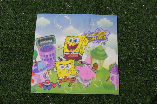 Napkin- Spong Bob