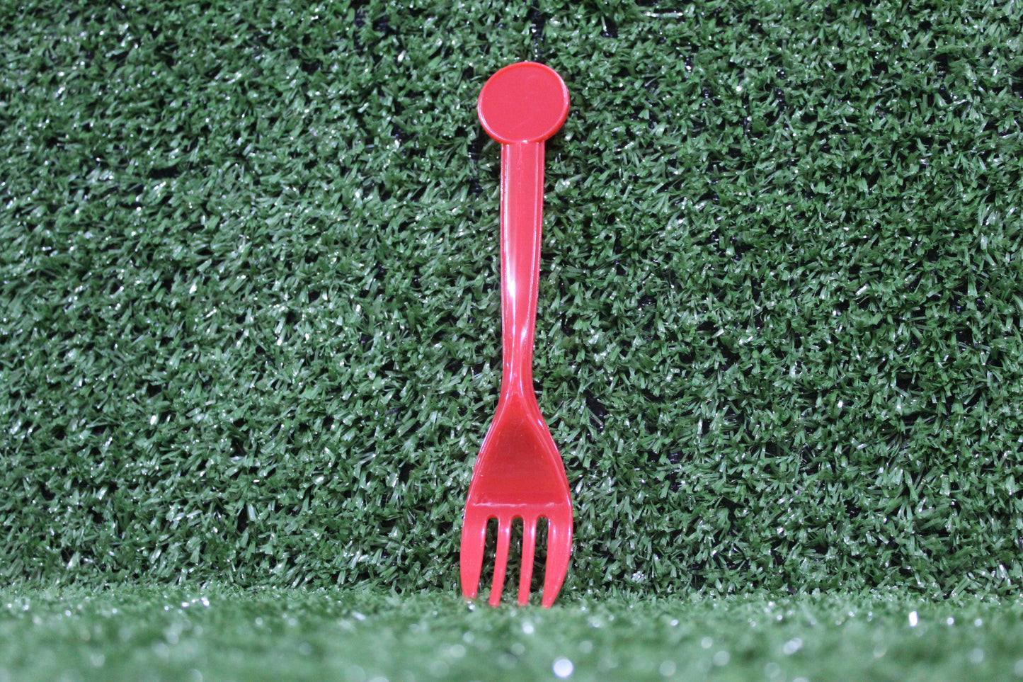 Fork Plastic Red