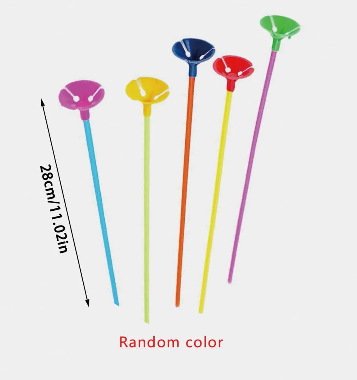 Balloon Sticks Multi Color