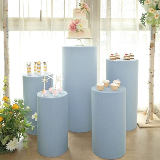 Five Tables Round Blue-N266-2B