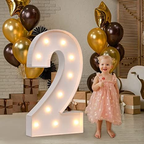 Number 2 Light Up - N255-1-2