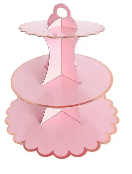 Cupcake Carton  Stand- Pink