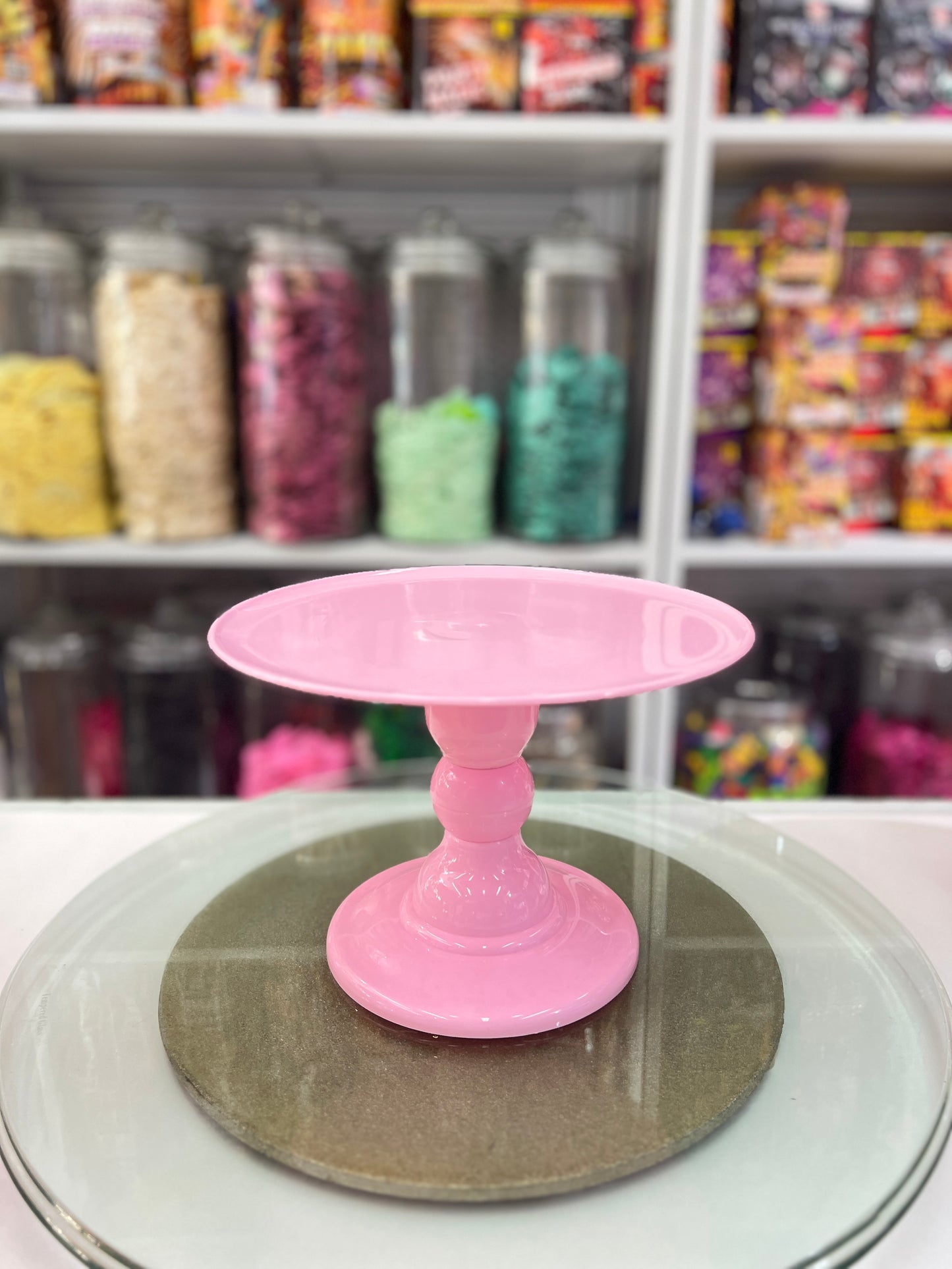 Cake Stand - Pink - Medium