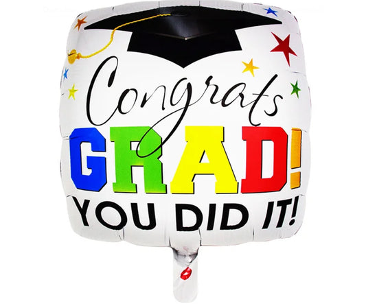 Foil Balloon Congrats Grad! You Did It!-34 P1 -27