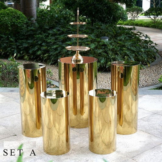 Five Tables Round Gold-N266-2G