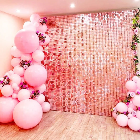 Pink Sequins Backdrop-N256P