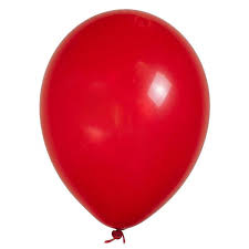 Red  Helium Latex Balloon
