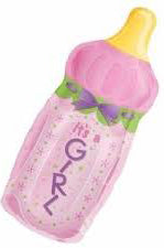 New Baby Balloon -Girl Bottle XL