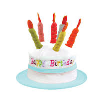 White Birthday Cake Hat