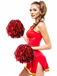 Cheering Poms Red B72-