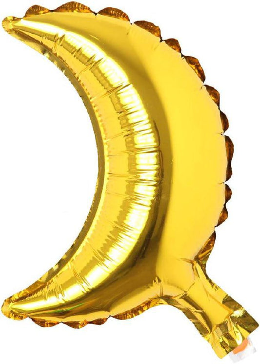 Gold Half Moon Shape Balloon 9"-22