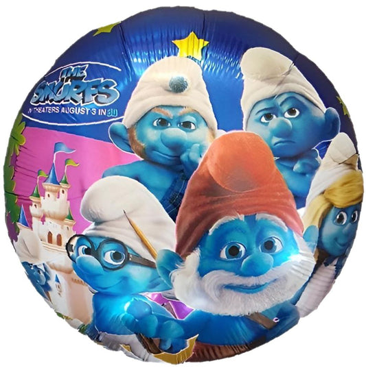 Smurf Balloons 18” -34