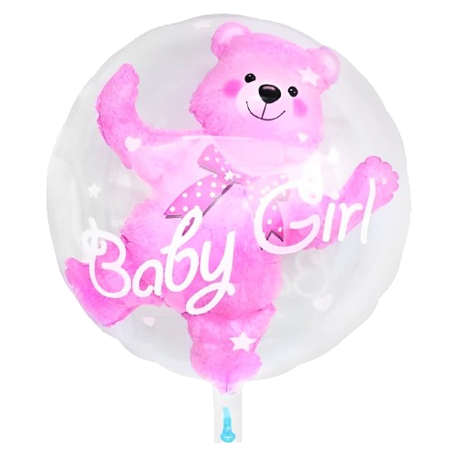 New Baby Balloon-22"Bear Girl Bubble-33