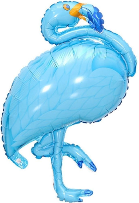 Blue Flamingo Balloon 34"-60