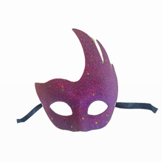 Glitter Purple Mardi Gras Masquerade-AH1564