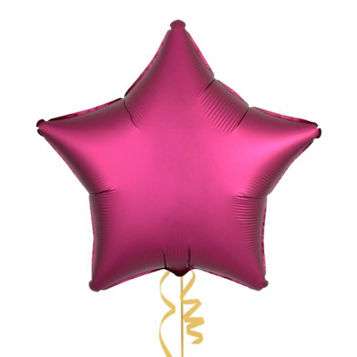 Fuchsia Star Balloon-18"-24