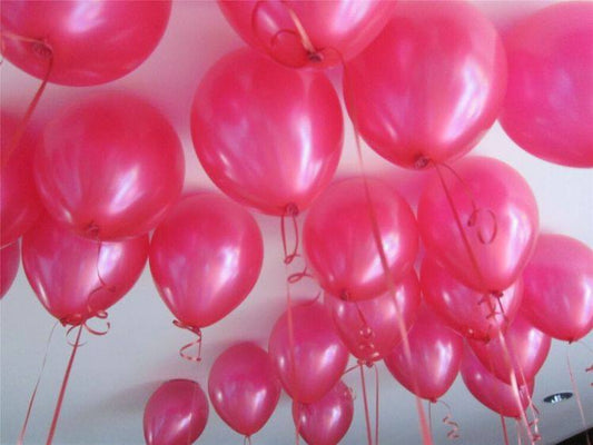 Shiny Pearl Fuchsia Balloon