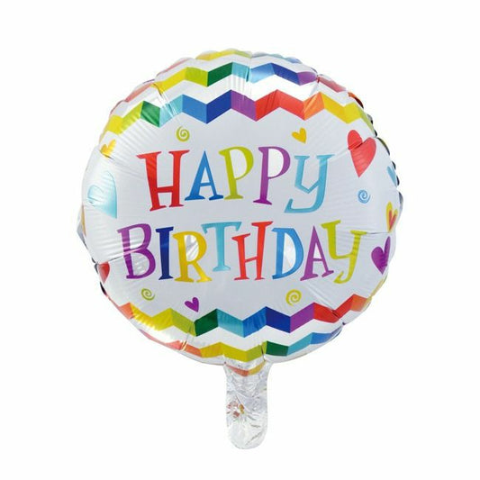 Birthday Balloons-18" Birthday Hearts-P1-10