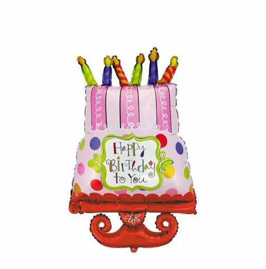 Birthday Balloons-36"Cake Shape 12