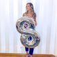 Large 42'' Number 8 Silver Foil Balloon.