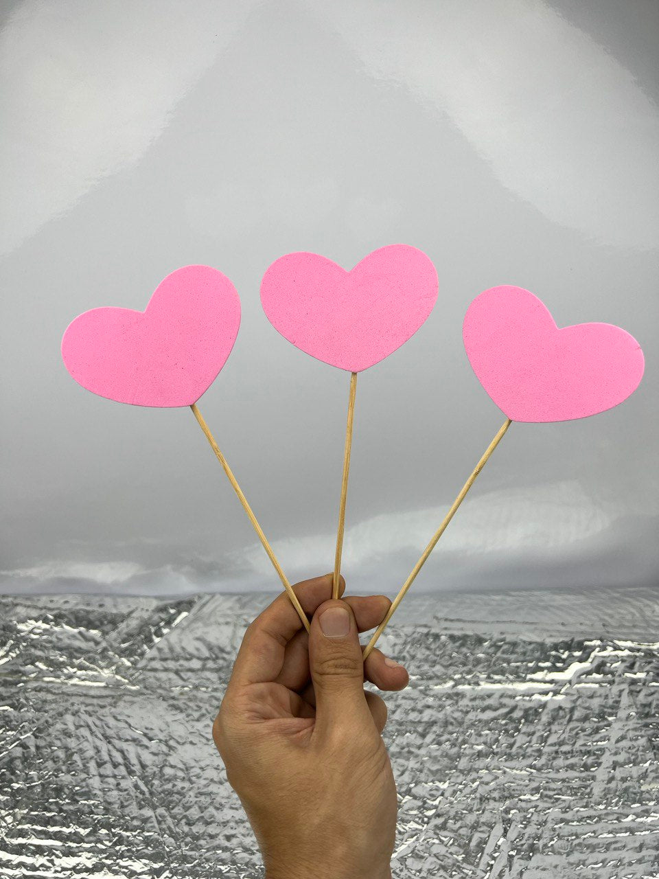 Pink Heart Topper