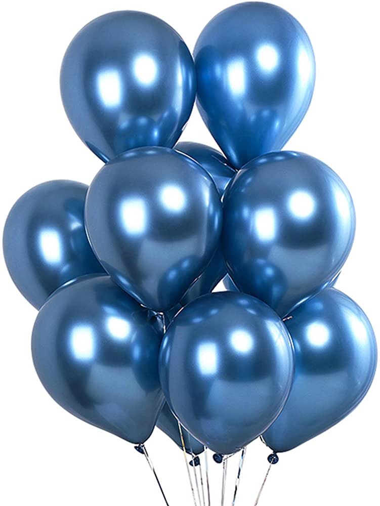 Helium Royal blue Metallic Balloon